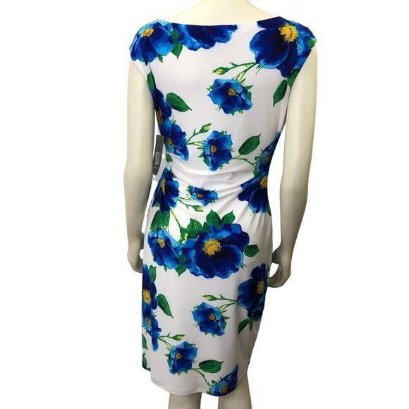 LAUREN RALPH LAURE SHEATH FLORAL DRESS SZ 8 NWT - Picture 3 of 7